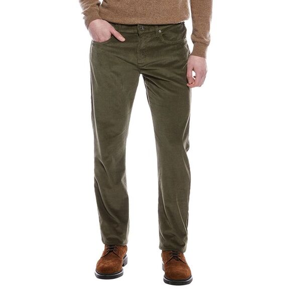 7 For All Mankind MensThe Straight Corduroy Pant Green
